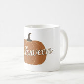 Beängstigende Halloween Pumpkin-Tasse Kaffeetasse (VorderseiteRechts)