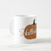 Beängstigende Halloween Pumpkin-Tasse Kaffeetasse (Vorderseite Links)