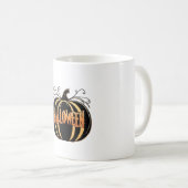 Beängstigende Halloween Pumpkin-Tasse Kaffeetasse (VorderseiteRechts)