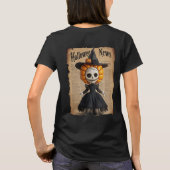 Beängstigende Halloween-Puppe T-Shirt (Rückseite)