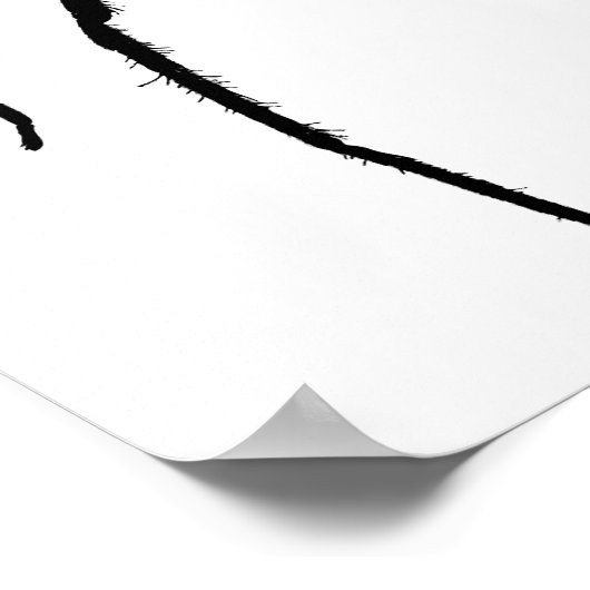 Beängstigende halloween spinne poster (Ecke)