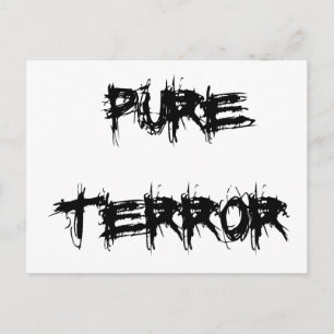 Beängstigende Halloween-Thema Horror Movie Way Pur Postkarte