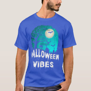 Beängstigende Halloween-Womens gestalten Graugrave T-Shirt