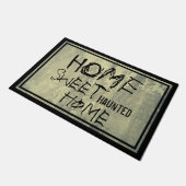 Beängstigende Halloween Zuhause Sweet Spuk Zuhause Fußmatte (Schrägansicht)