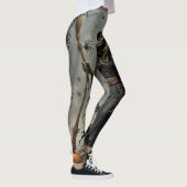 Beängstigende Hexen und Spinnen Leggings (Rechts)
