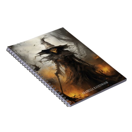 Beängstigende Hexenhalle, gruselig, gotisch, Horro Notizblock (Rechte Seite)