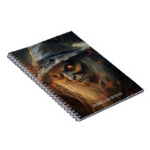 Beängstigende Hexenhalle, gruselig, gotisch, Horro Notizblock (Rechte Seite)