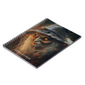 Beängstigende Hexenhalle, gruselig, gotisch, Horro Notizblock (Linke Seite)