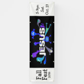 Beängstigende Jesus-Nächte Banner (Vertikal)