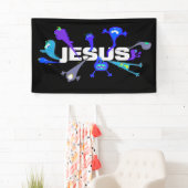 Beängstigende Jesus-Nächte Banner (Insitu)
