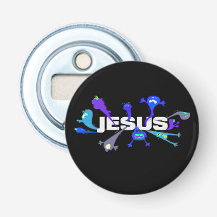 Beängstigende Jesus-Nächte Flaschenöffner