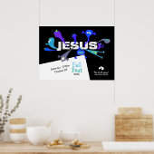 Beängstigende Jesus-Nächte Poster (Küche)