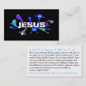 Beängstigende Jesus-Nächte Visitenkarte (Vorne/Hinten)