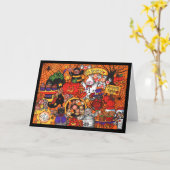 Beängstigende Karte (Gelbe Blume)