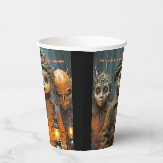 Beängstigende Kätzchen Pappbecher (Rechts)