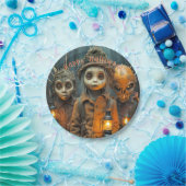 Beängstigende Kätzchen Pappteller (Party)