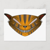 Beängstigende Katze Postkarte (Vorderseite)