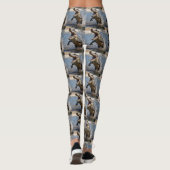 Beängstigende Kiefer: Australisches Krokodil-Leapi Leggings (Rückseite)