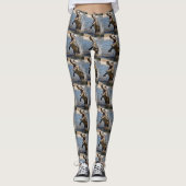 Beängstigende Kiefer: Australisches Krokodil-Leapi Leggings (Vorderseite)