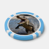 Beängstigende Kiefer: Australisches Krokodil-Leapi Pokerchips (Einzeln)