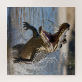 Beängstigende Kiefer: Australisches Krokodil-Leapi Puzzle (Horizontal)