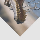Beängstigende Kiefer: Australisches Krokodil-Leapi Seidenpapier (Detail)