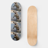 Beängstigende Kiefer: Australisches Krokodil-Leapi Skateboard (Vorderseite)