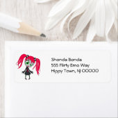 Beängstigende kleine Creepy Girl (Insitu)