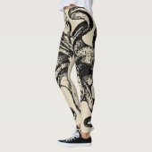 Beängstigende Kraken steampunk Kunst Leggings (Links)