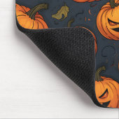 Beängstigende Kürbisgefechte Orange Spooky Hallowe Mousepad (Ecke)