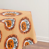 Beängstigende Kürbiskreide Halloween Tablecloth Wo Tischdecke (Beispiel)