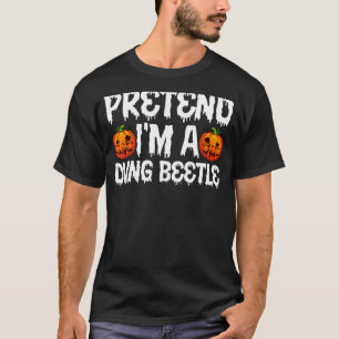 Beängstigende Kürbiskröschen Kostüm so tun, als wä T-Shirt
