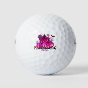 Beängstigende Kürbiskrötenkunst Spooky Fun Golfball