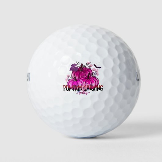 Beängstigende Kürbiskrötenkunst | Spooky Fun Golfball (Vorderseite)