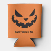 Beängstigende Kürbislaterne Benutzerdefiniertes Or Dosenkühler (Vorderseite)