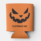 Beängstigende Kürbislaterne Benutzerdefiniertes Or Dosenkühler (Rückseite)