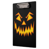 Beängstigende Kürbislaterne Klemmbrett (Links)