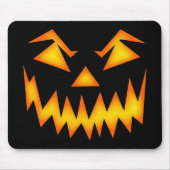 Beängstigende Kürbislaterne Mousepad (Vorne)