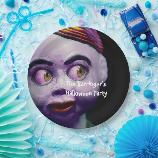 Beängstigende Marionetten-Puppe Creepy Halloween Pappteller (Party)