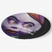 Beängstigende Marionetten-Puppe Creepy Halloween Pappteller (Schrägansicht)