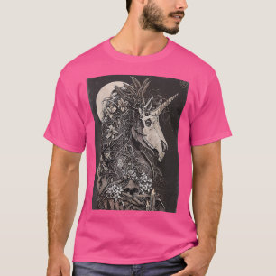 Beängstigende Mascerade Ziege Skeletts Kunst, Dich T-Shirt