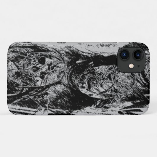 Beängstigende Masken Case-Mate iPhone Hülle (Rückseite (Horizontal))