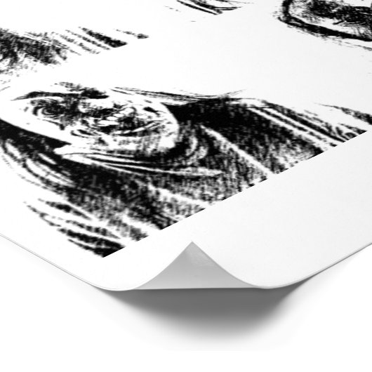 Beängstigende Masken Poster (Ecke)