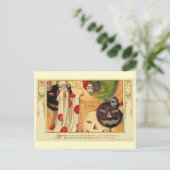 Beängstigende Masken Postkarte (Stehend Vorderseite)