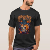 Beängstigende moderne Pumpkin Carving T-Shirt (Vorderseite)
