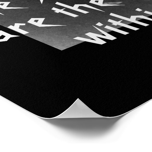 Beängstigende Monster Edgar Allan Pop Zitat Poster (Ecke)