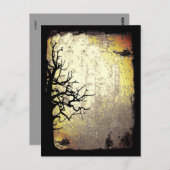 Beängstigende Nacht Postkarte (Vorne/Hinten)