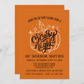 Beängstigende Nachteinladung Einladung (Vorne/Hinten)