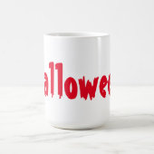 Beängstigende Nachtfarbe Rot Tasse Cup (Mittel)