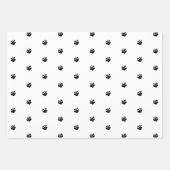 Beängstigende niedliche schwarz-orange-weiße Schäd Geschenkpapier Set (Vorderseite 2)